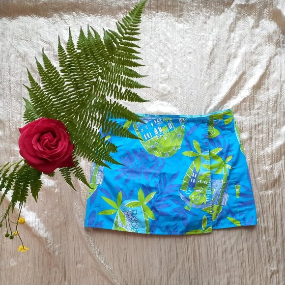 Lilly Pulitzer Reversible Wrap Mini Skirt💞 - Picture 4 of 5